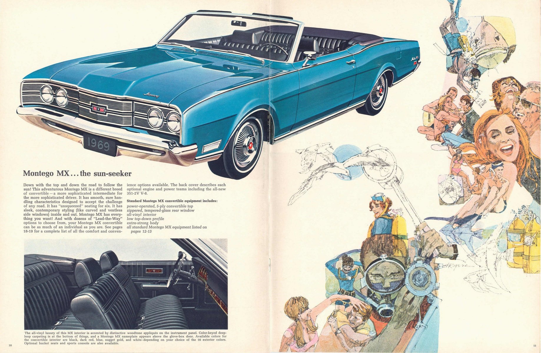 1969 Mercury Montego Brochure Page 8